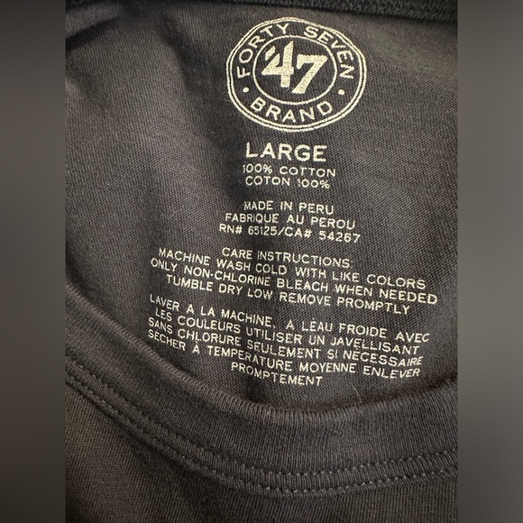 ‘47 AUBURN University Tigers Game Day Tee T-Shirt Crewneck Blue Orange White S/S - Picture 4 of 5